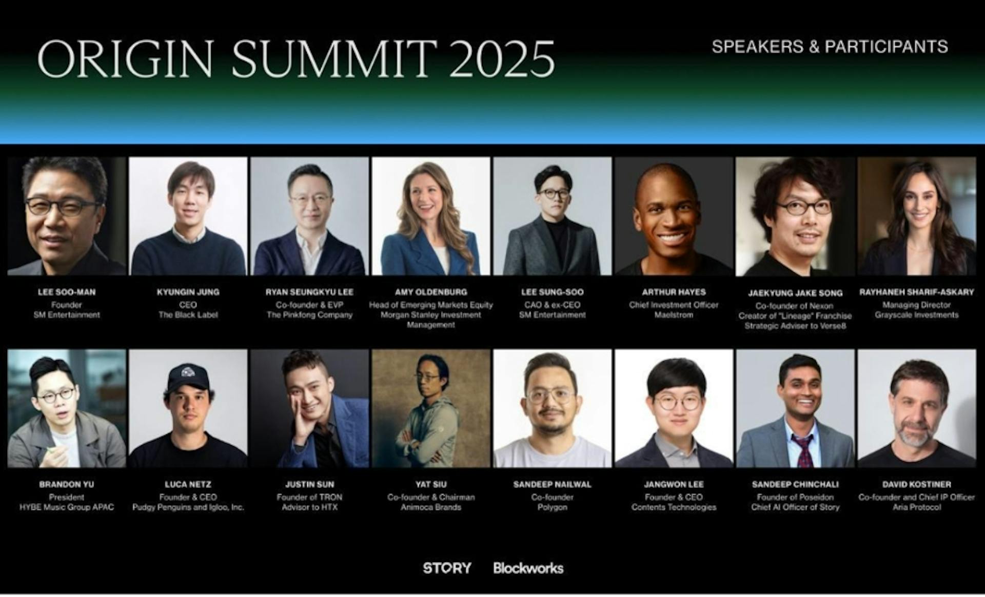 featured image - Origin Summit Unveils Second Wave Of Global Icons Ahead Of Debut During KBW
