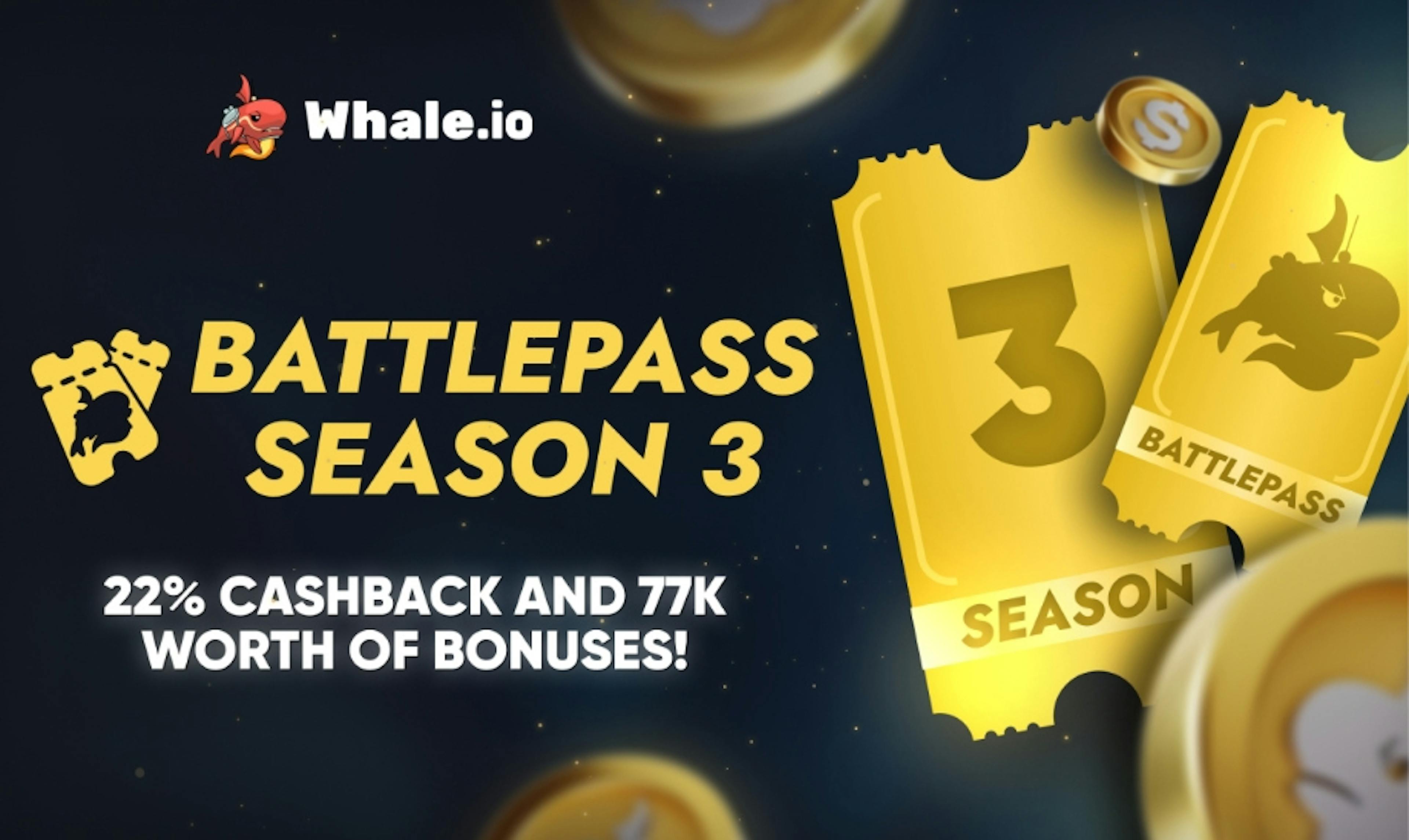 /whaleio-launches-battlepass-season-3-featuring-$77000-in-crypto-casino-rewards feature image