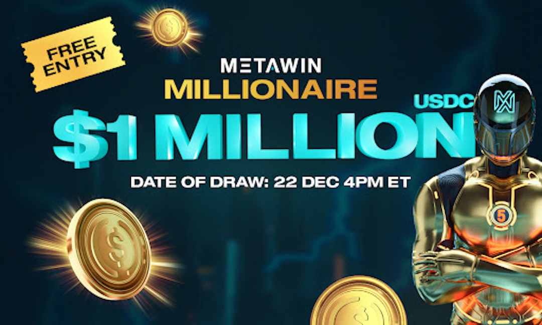 featured image - MetaWin Unveils 'MetaWin Millionaire': A Revolutionary $1 Million Cryptocurrency Giveaway