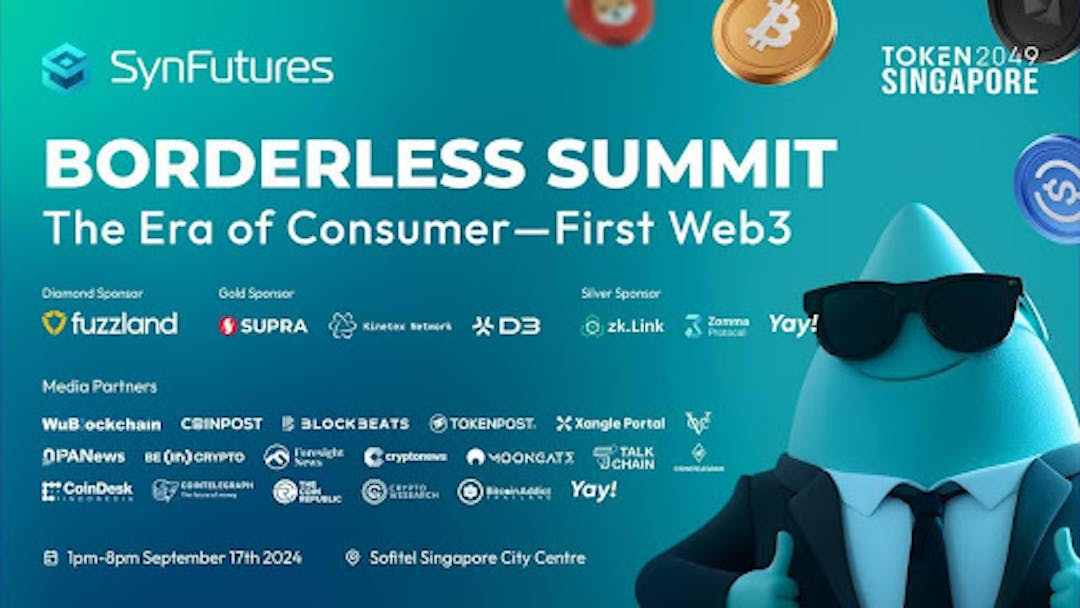 featured image - Borderless Summit To Explore The Era Of Consumer-First Web3 During TOKEN2049 Singapore