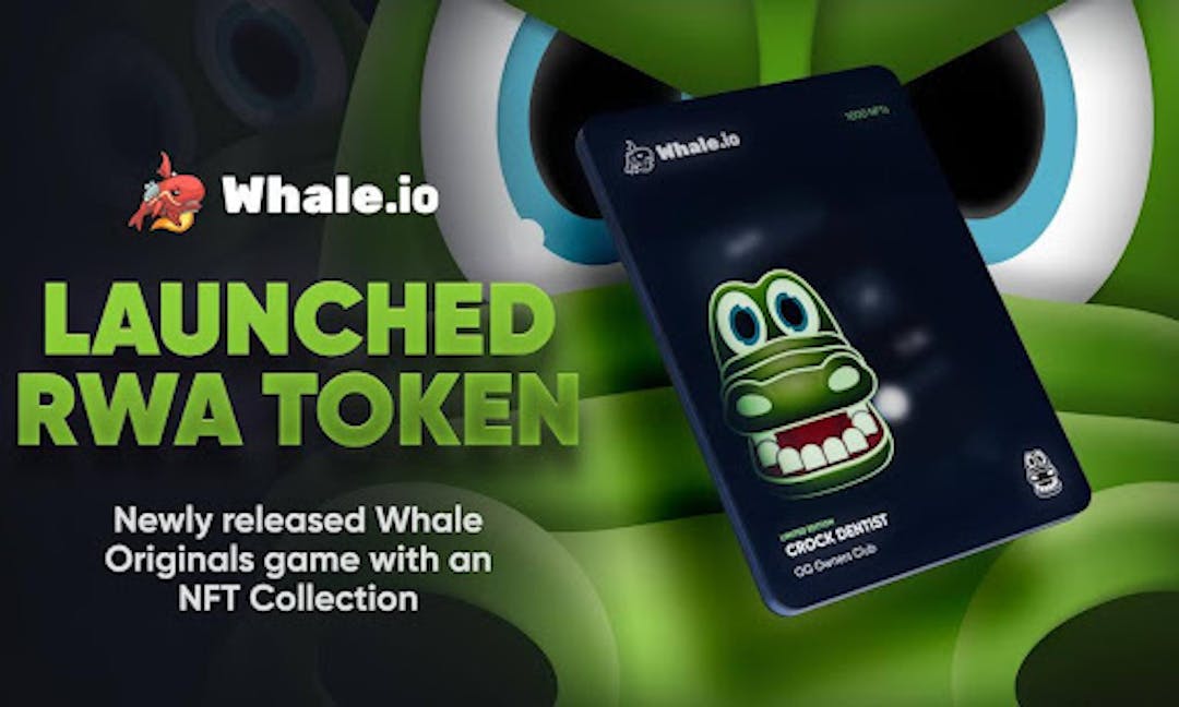 featured image - Whale.io Introduces Crock Dentist Game And Exclusive RWA NFT Collection