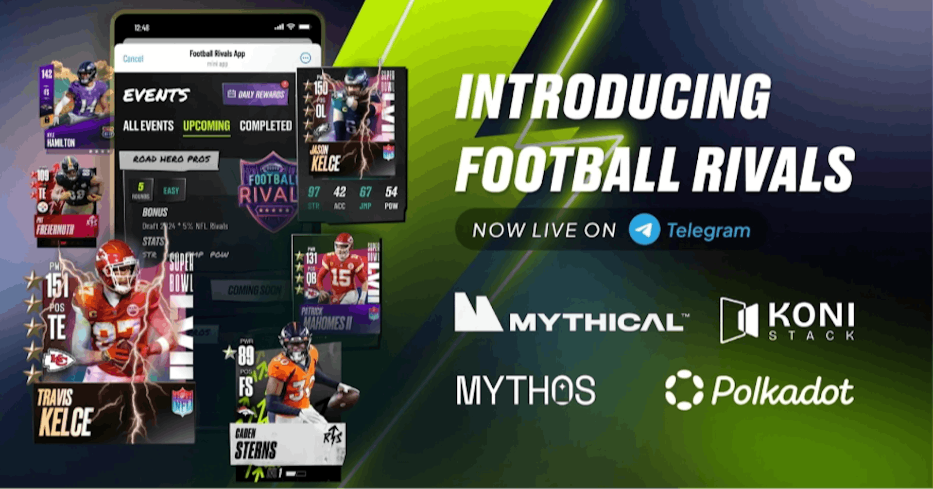 featured image - Koni Stack Partners With Mythical Games To Launch 'Football Rivals' On Telegram