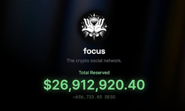 /deso-backed-socialfi-app-focus-raises-$20-million-in-under-24-hours feature image