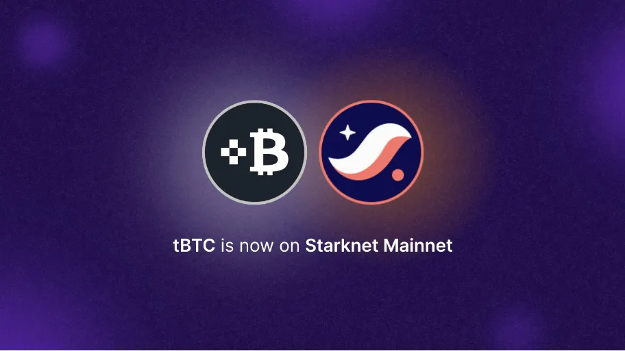 featured image - tBTC lanseer op Starknet: Uitbreiding van Bitcoin se rol in Multi-Chain DeFi