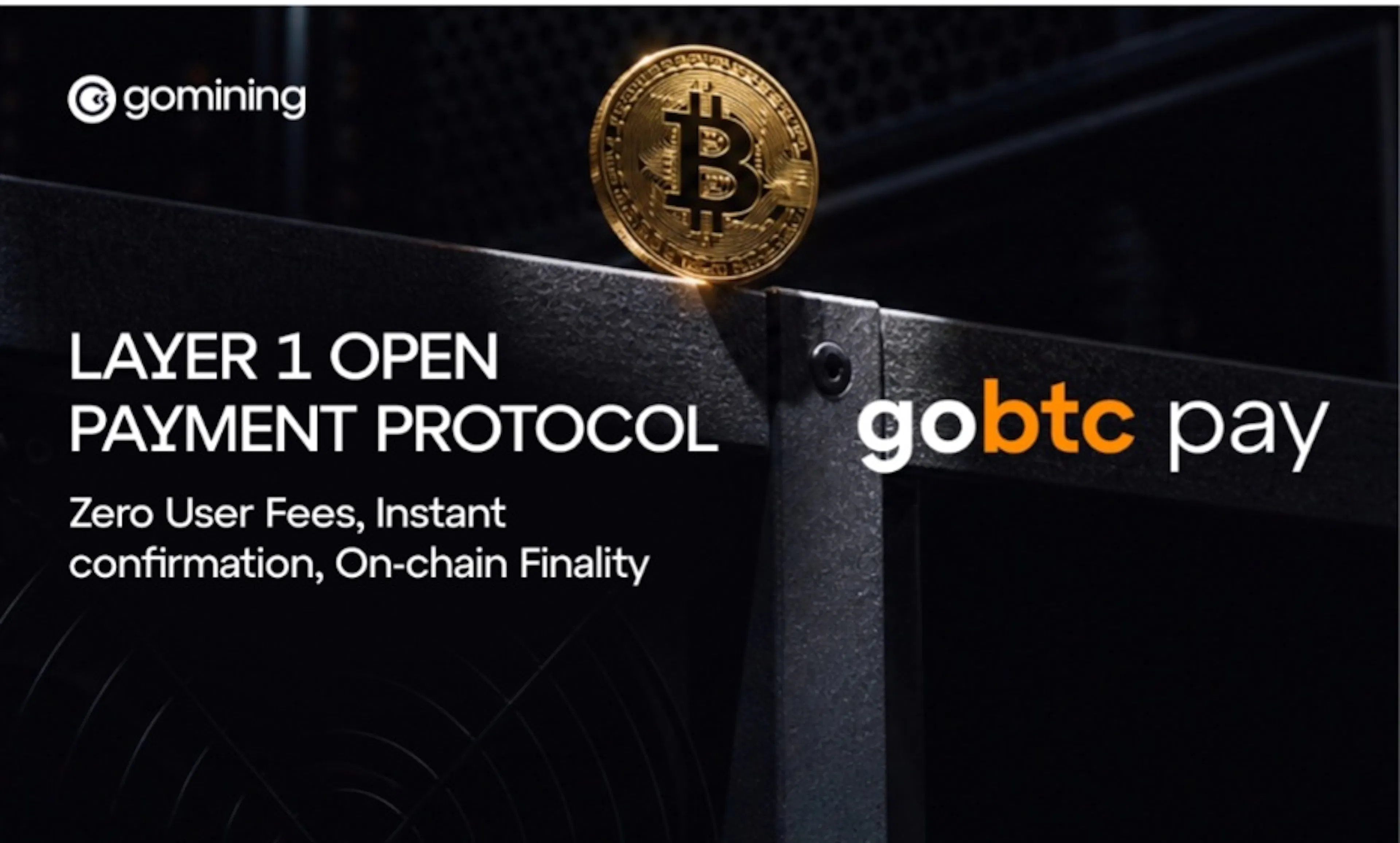 featured image - GoMining Launches GoBTC Pay to Bring Native Instant Payments to Bitcoin