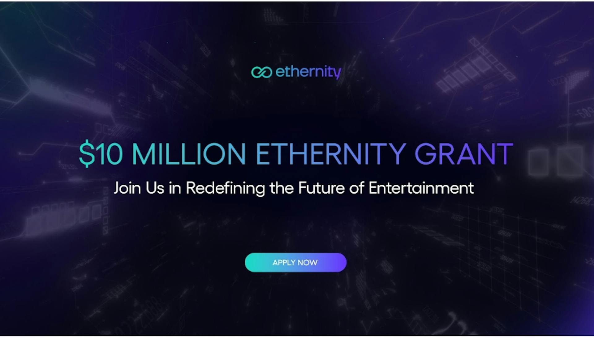 featured image - Ethernity Chain presenta un programa de subvencións de 10 millóns de dólares para empoderar aos fundadores