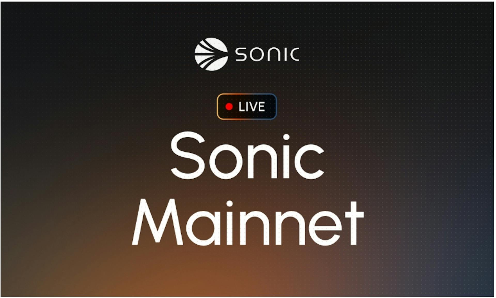 featured image - Sonic Labs Launches The Sonic Mainnet: EVM-Compatible, Verifiable 10,000 TPS, And Sub-Second Finalit