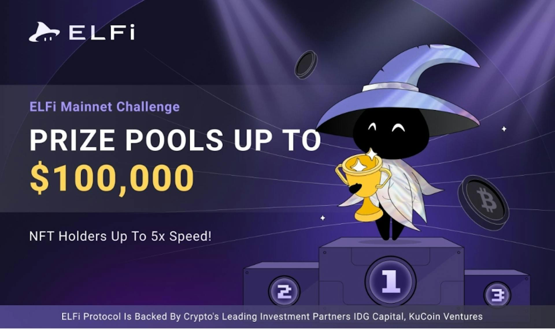 featured image - ELFi Protocol, a DEX Derivatives Platform, Officially Launched With a $100,000 Airdrop Event