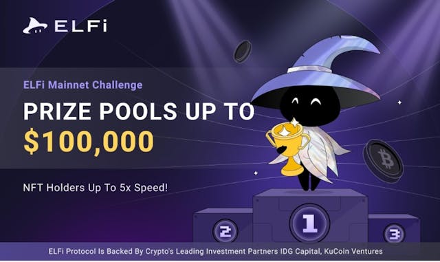 /elfi-protocol-a-dex-derivatives-platform-officially-launched-with-a-$100000-airdrop-event feature image