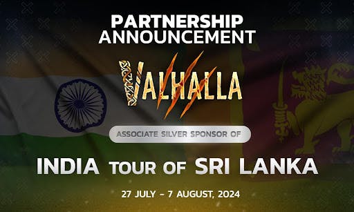 Floki’s Valhalla Joins As Associate Sponsor For India’s Tour Of Sri Lanka