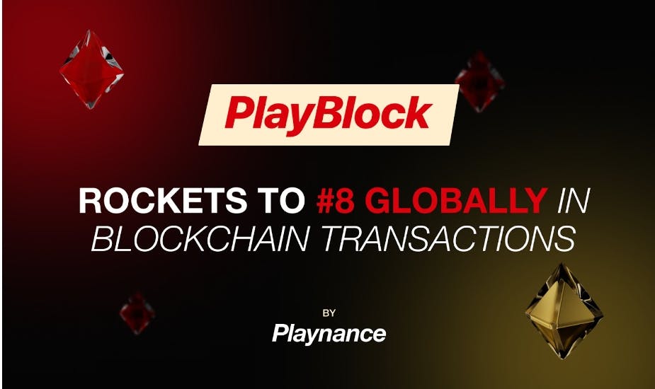 PlayBlock Rockets To 8 Globally In Blockchain Transactions And Turnover Following DappRadar Listing