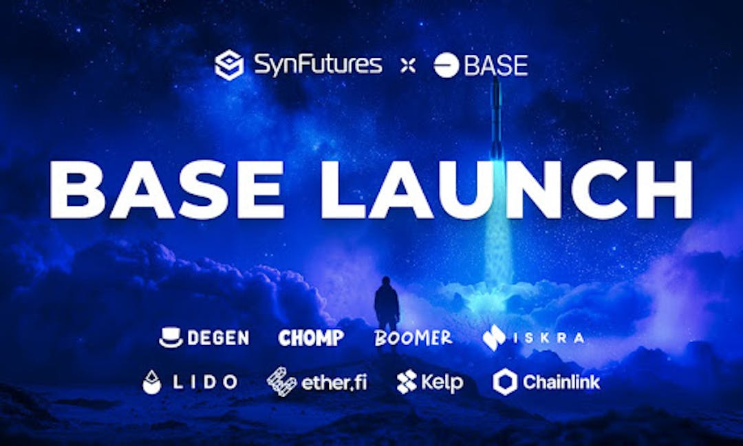 featured image - SynFutures V3 Goes Live On Base, Launches Meme Perp Summer