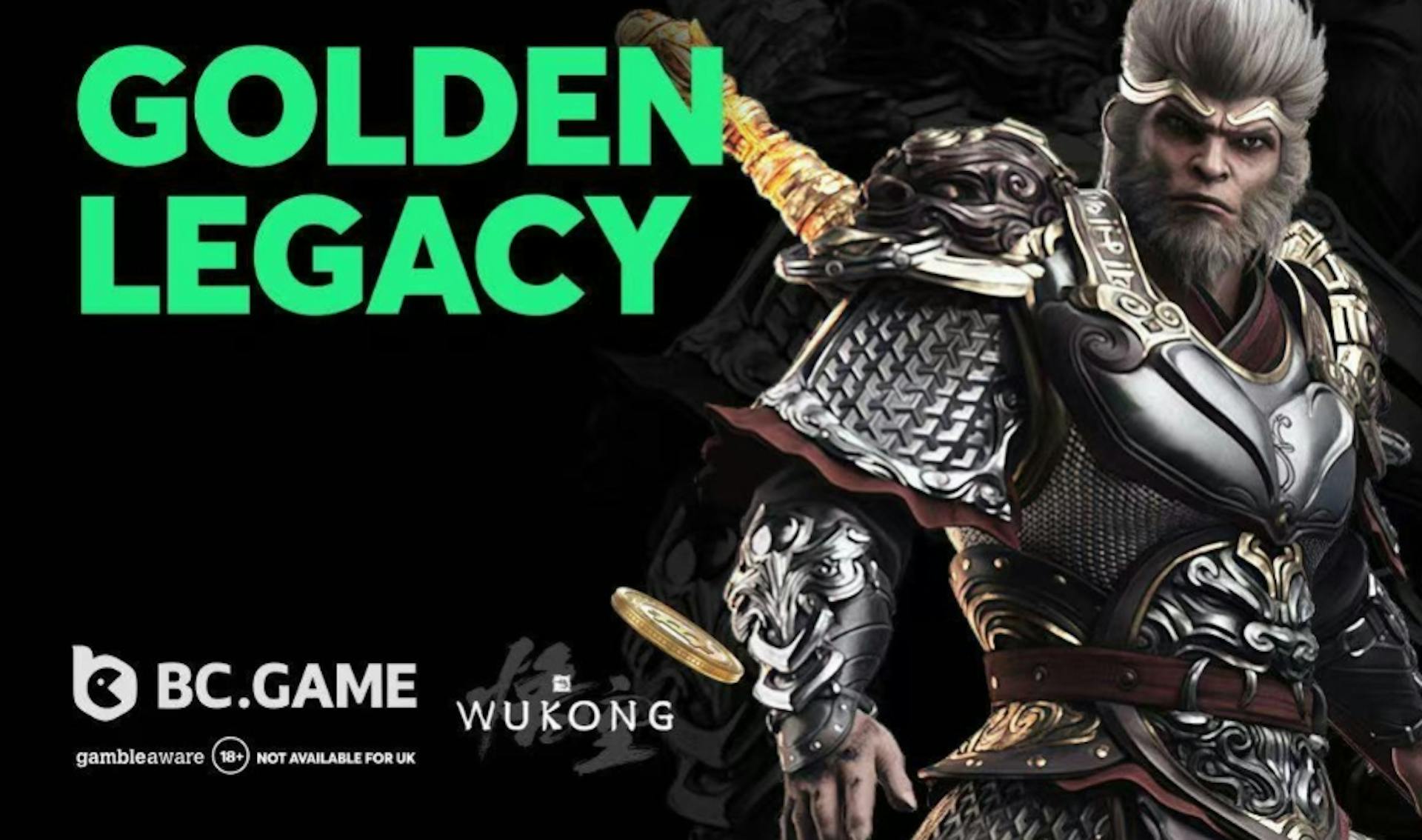 featured image - BC.GAME Launches Wukong Slot and 'Wukong Gold Legend' Event With 1 BTC Prize Pool And Rewards