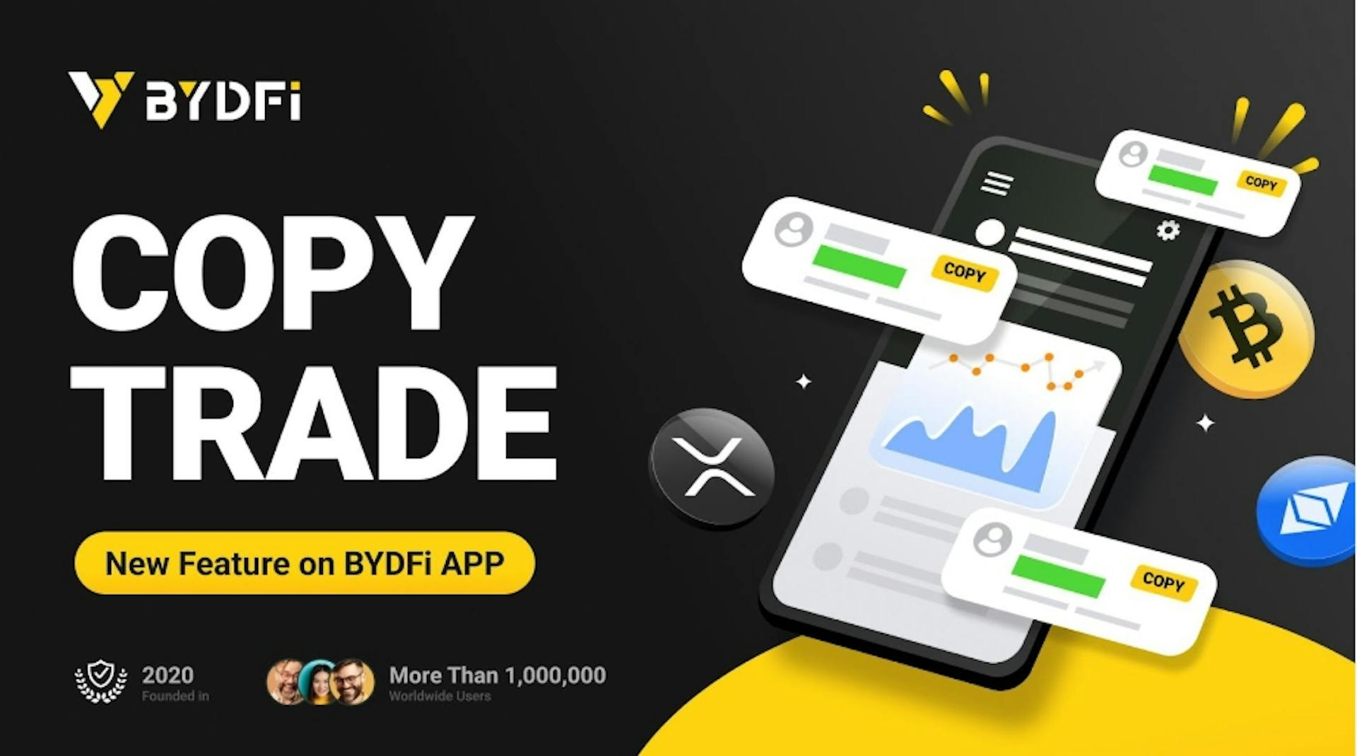 featured image - BYDFi Launches Innovative Perpetual Contract Copy Trading Feature, Welcomes Global Traders To Join