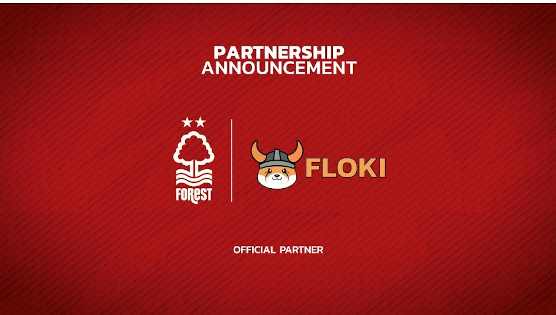 featured image - Floki se convierte en socio oficial de criptomonedas del Nottingham Forest F.C.