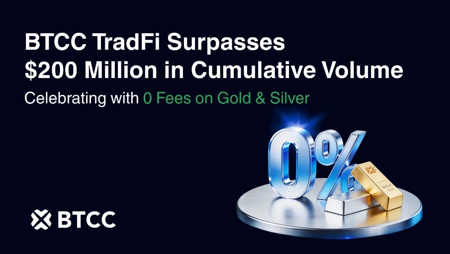 /btcc-tradfi-hits-$200m-volume-and-celebrates-with-zero-fee-campaign-on-gold-and-silver feature image