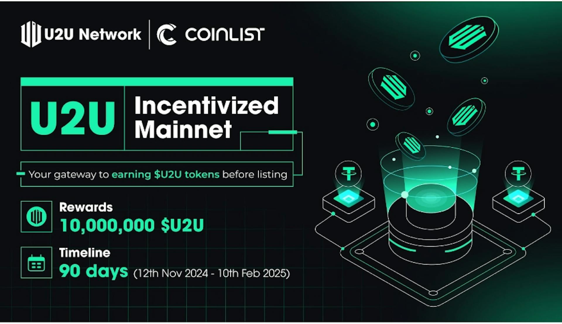 featured image - CoinList To Develop The DePIN Market With The First DePIN Collaboration With U2U Network This Q4