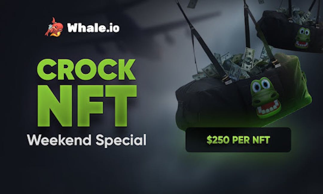 featured image - Whale.io Launches Weekend Sale Campaign for Crock Dentist NFTs and Unlimited Minting