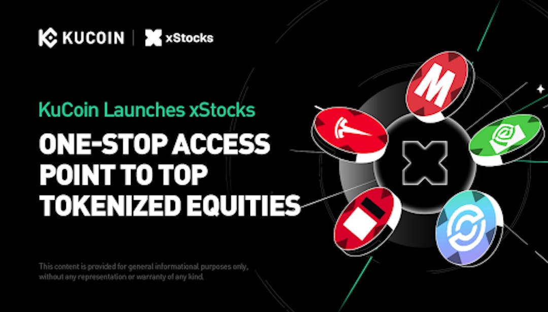 featured image - KuCoin Launches xStocks, Delivering a One-Stop Access Point To Top Global Tokenized Equities