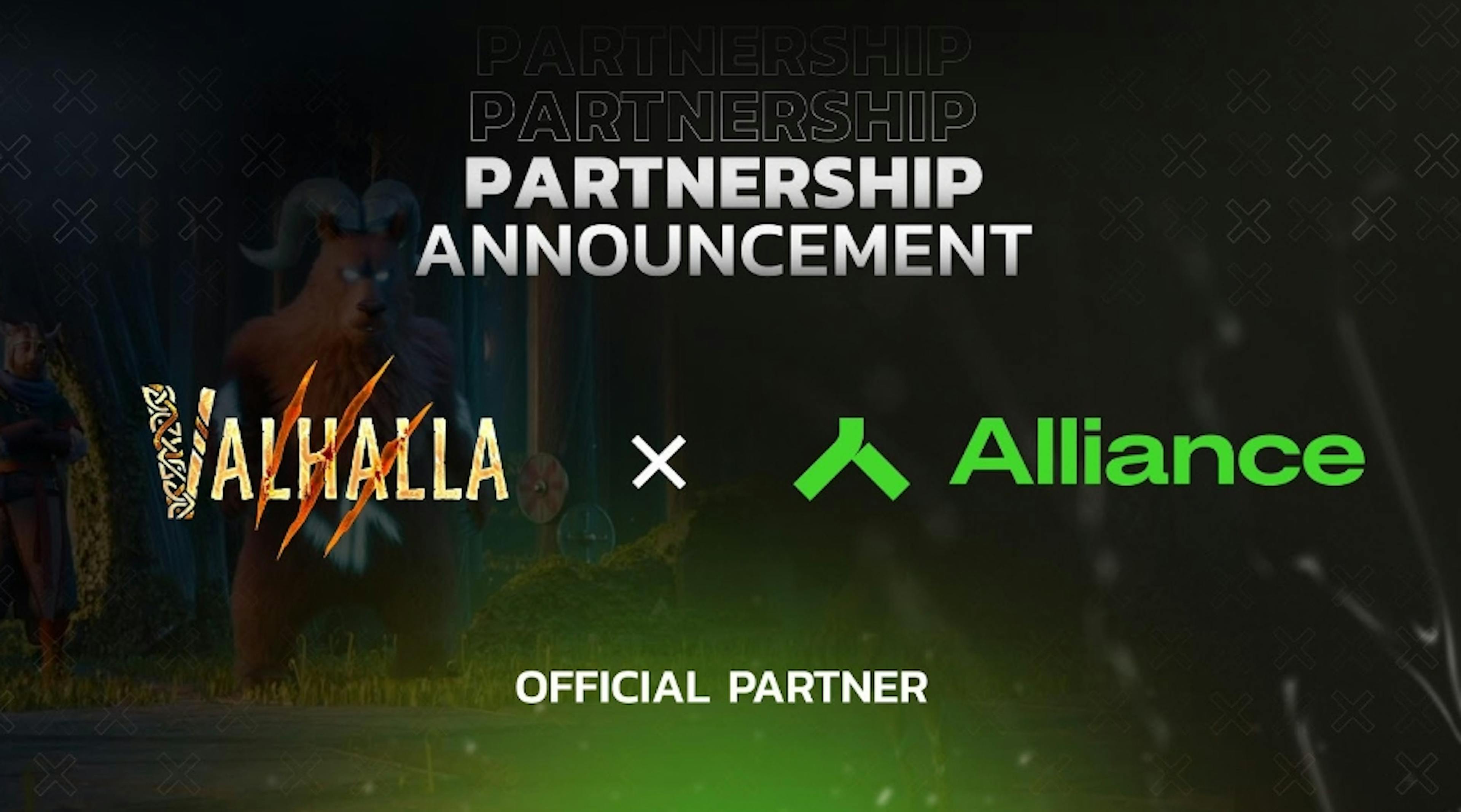 /valhalla-partners-with-alliance-as-official-esports-partner-expanding-web3-gaming-horizons feature image