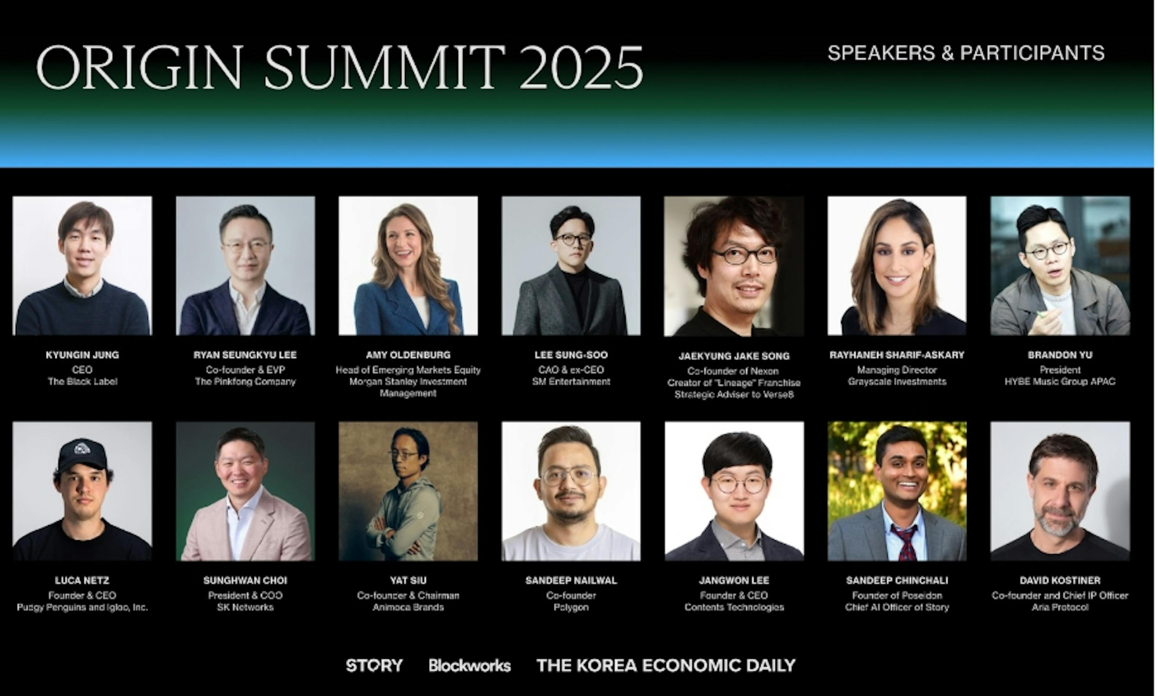 Origin Summit Debuts in Seoul During KBW As Flagship Gathering On IP, AI, and Blockchain-enabled RWA