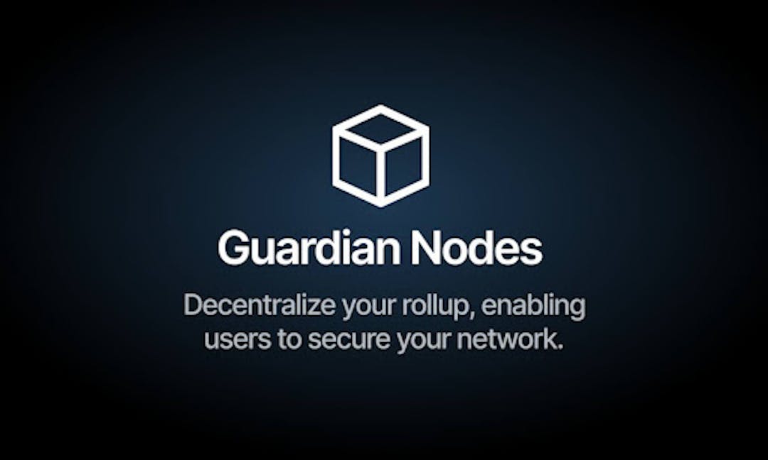 featured image - Caldera Launches Guardian Nodes, Enabling Teams To Raise Funds And Decentralize Their Network