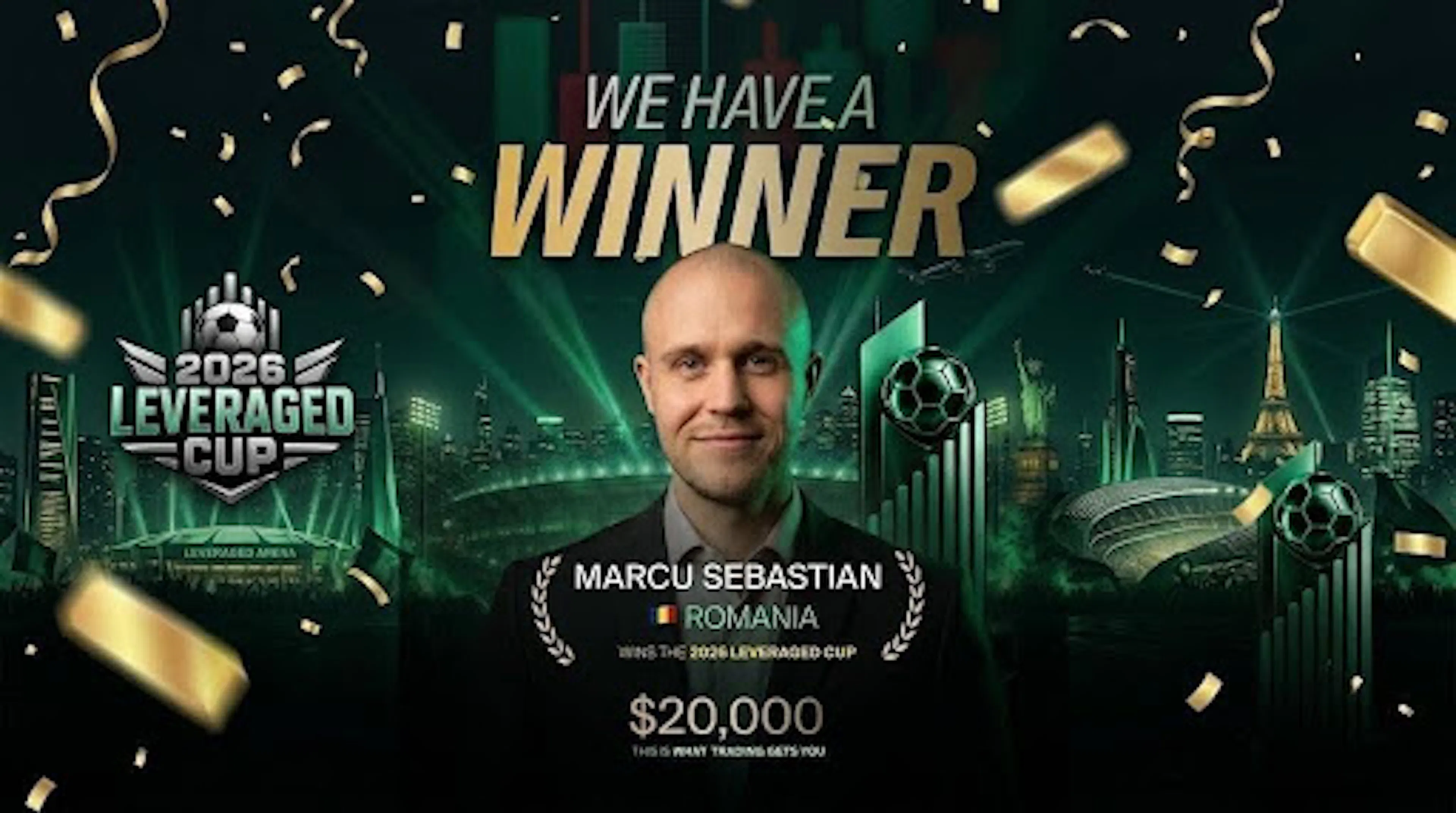 featured image - Leveraged Cup Awards $20,000 Grand Prize in Global Trading Competition