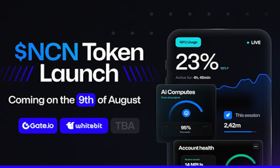 featured image - NeurochainAI নোড স্টেকিংয়ের আগে $NCN টোকেন চালু করেছে