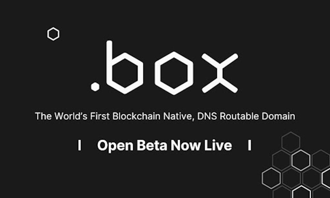 featured image - Introducing .box – The World’s First Blockchain Native DNS Routable Domain