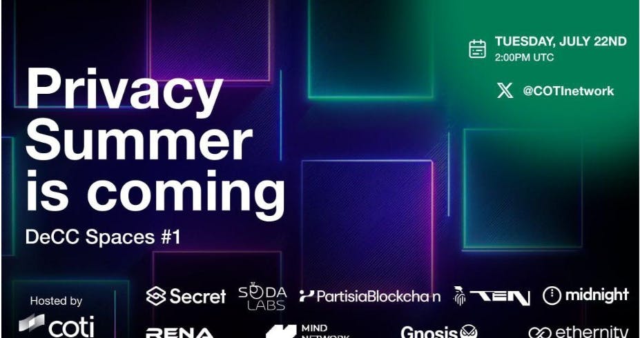 /coti-launches-monthly-decc-space-in-collaboration-with-secret-network-to-unite-web3-projects feature image
