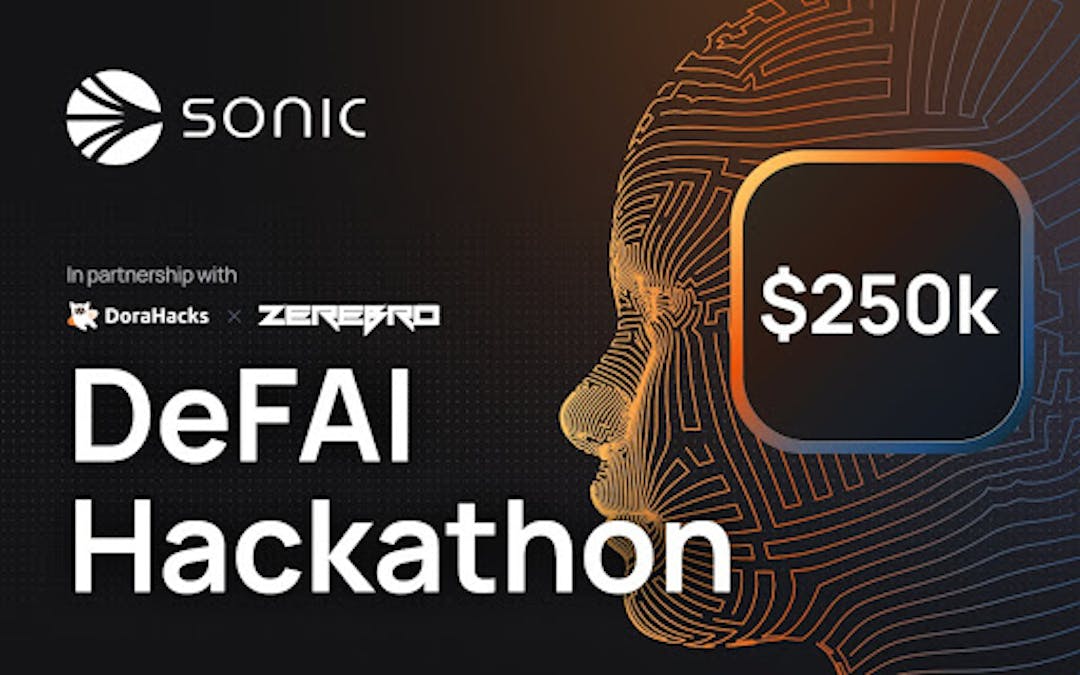 featured image - Sonic Labs Announces $250,000 Sonic DeFAI Hackathon In Partnership With DoraHacks And Zerebro