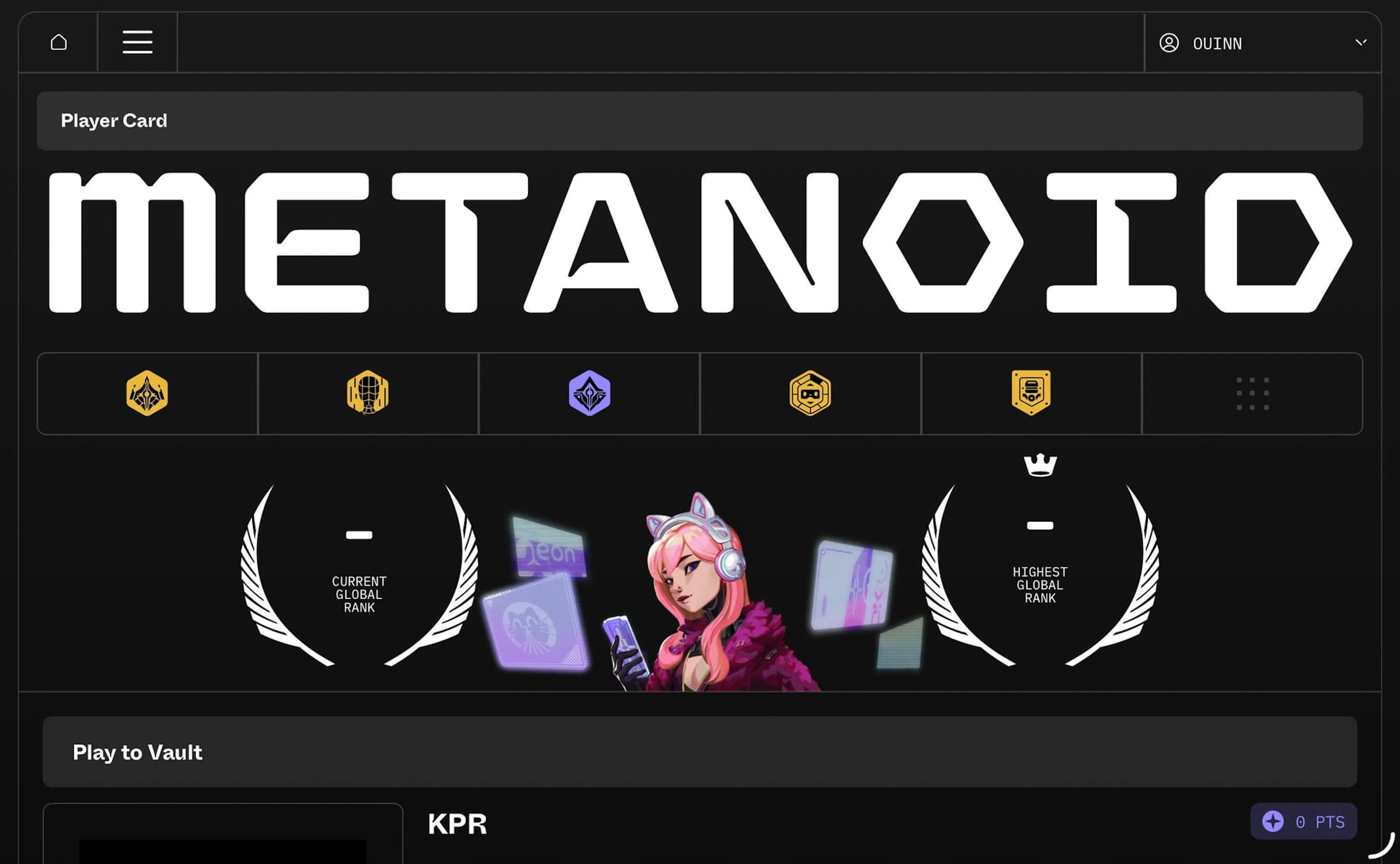 METANOID Player Card - KPR New Eden Dreams