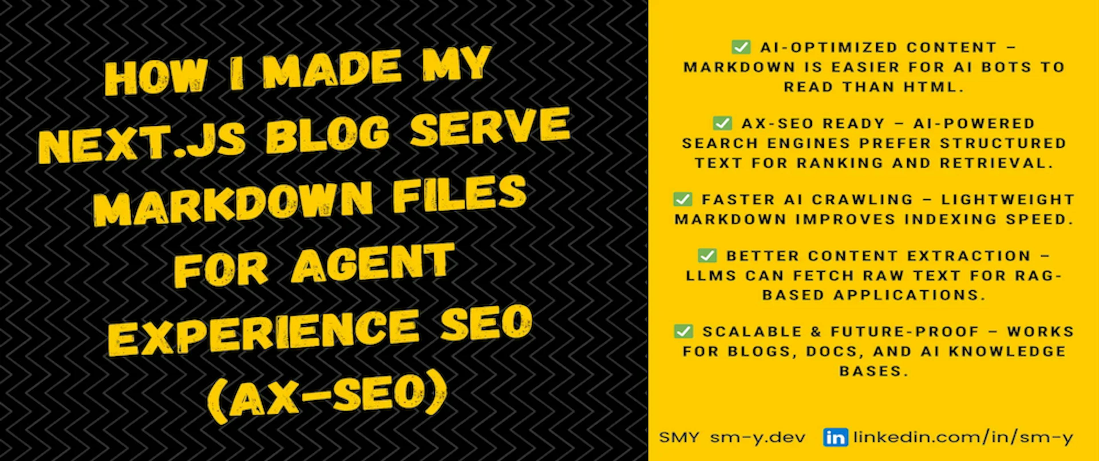 /how-i-made-my-nextjs-blog-serve-markdown-files-for-agent-experience-seo-ax-seo feature image