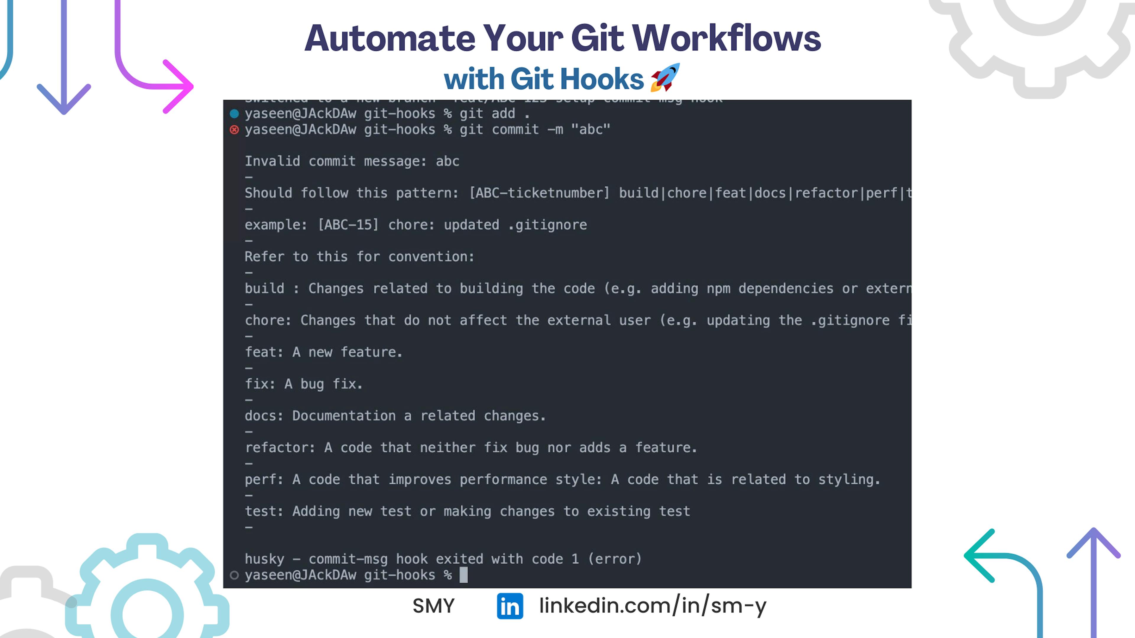 featured image - Git Hooks로 Git 워크플로를 자동화하는 방법 🚀