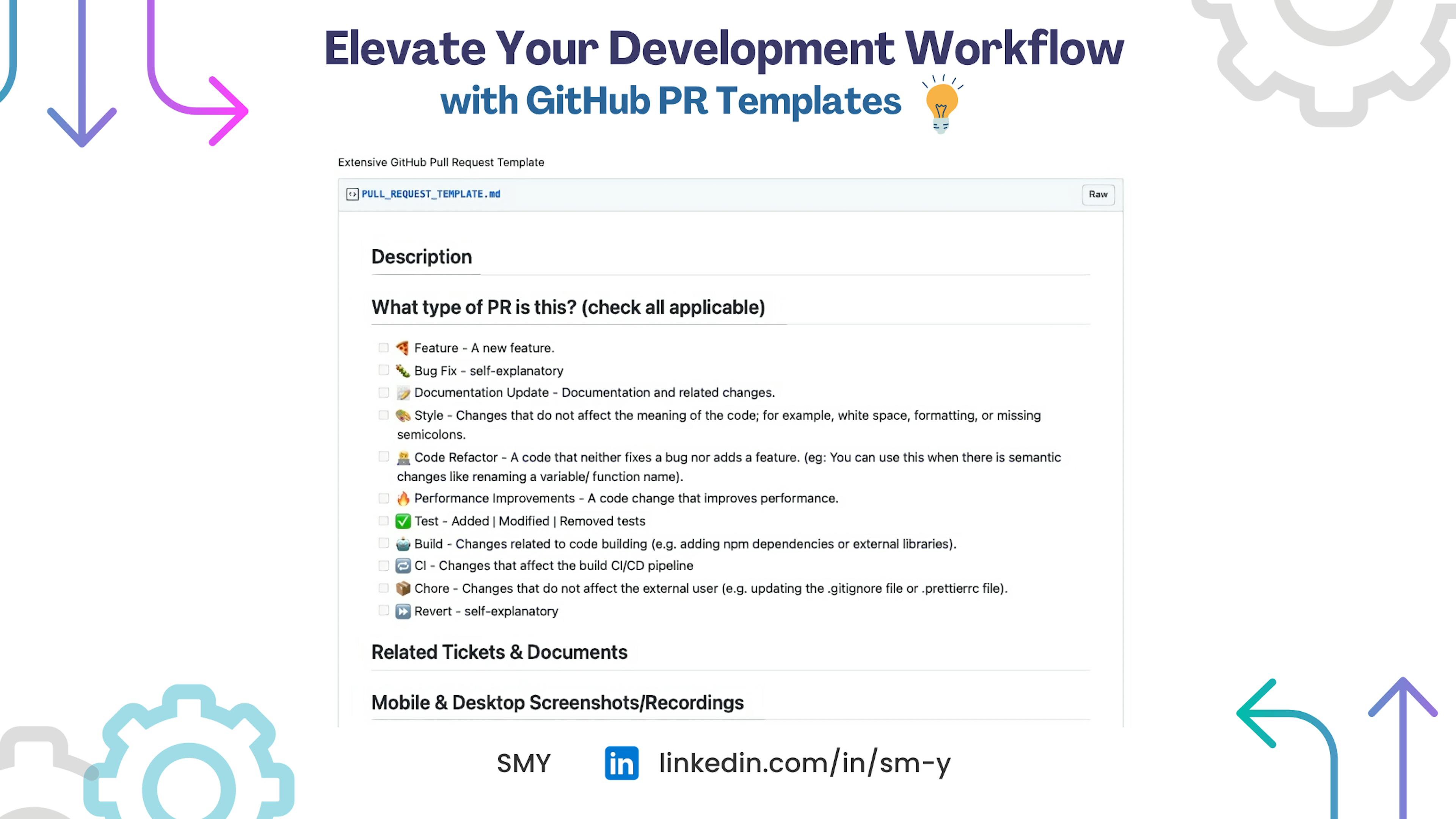 /how-to-elevate-your-development-workflow-with-github-pr-templates feature image