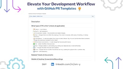 /how-to-elevate-your-development-workflow-with-github-pr-templates feature image