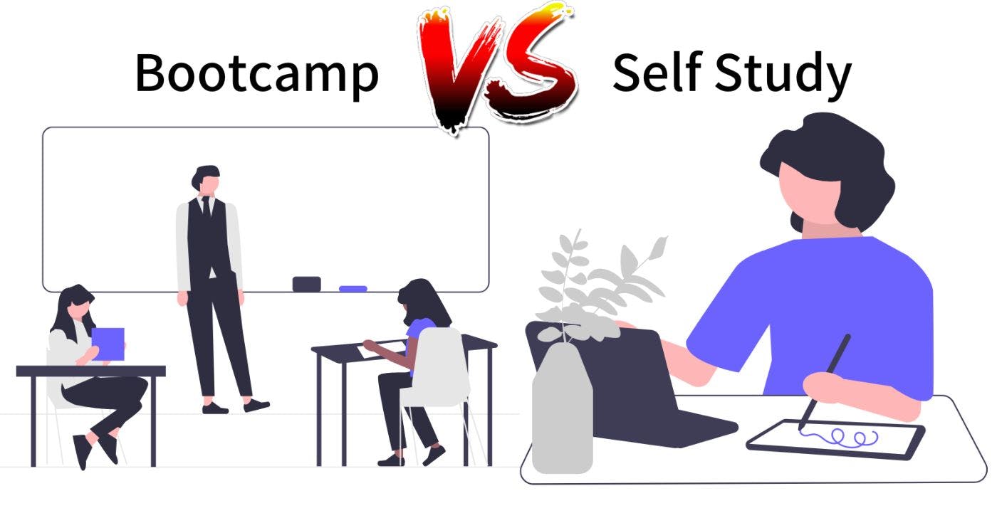featured image - Self study or Coding Bootcamp - What's the Best Option for You?