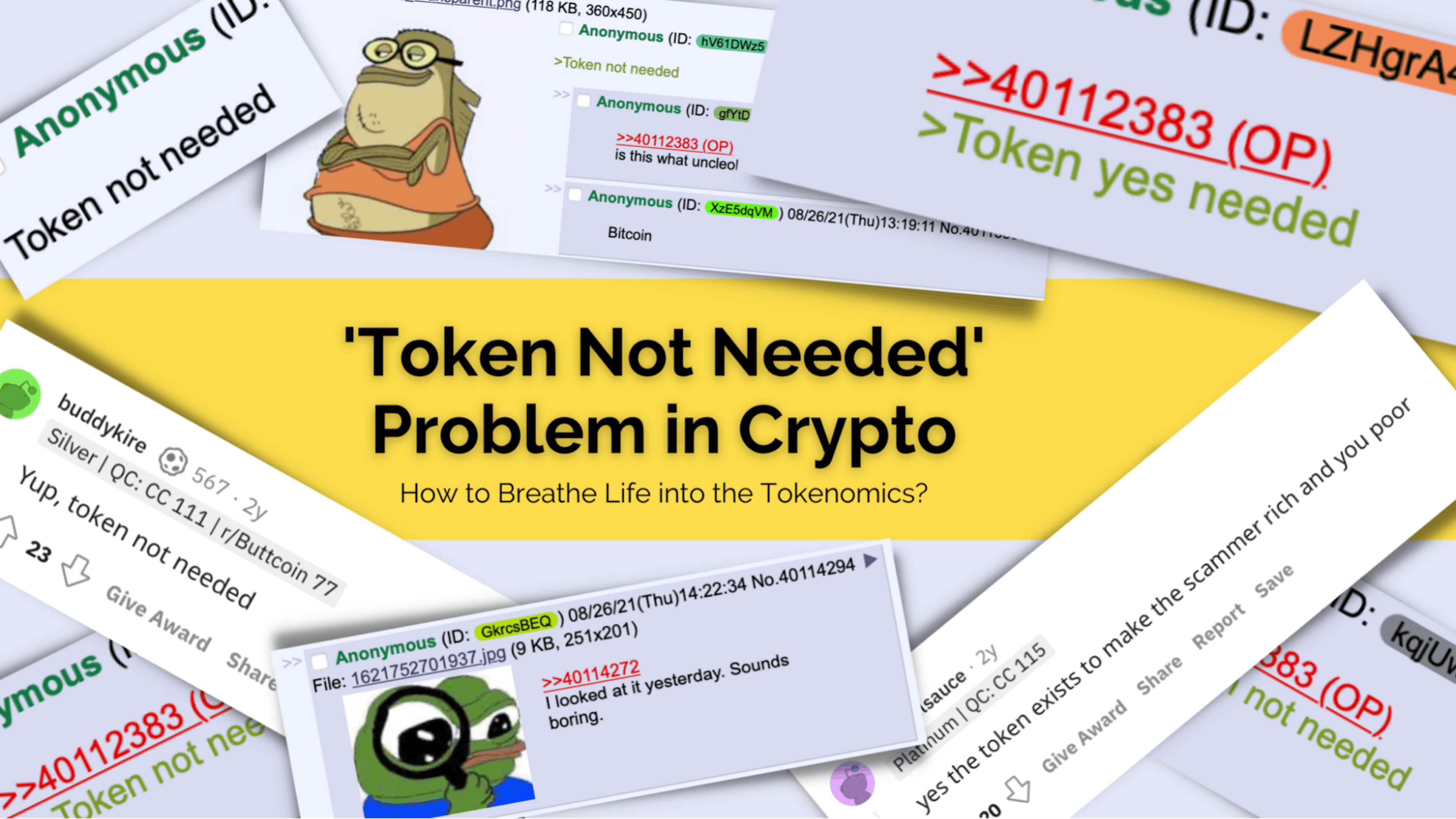 featured image - Breathe Life into Tokenomics: Tokens Shouldn't Hold Crypto Back