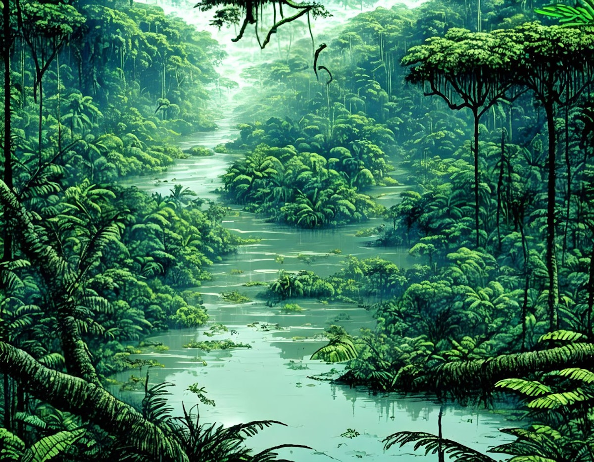 featured image - Max Simian 1: Tan Aerith, the Jungle Rainforest World