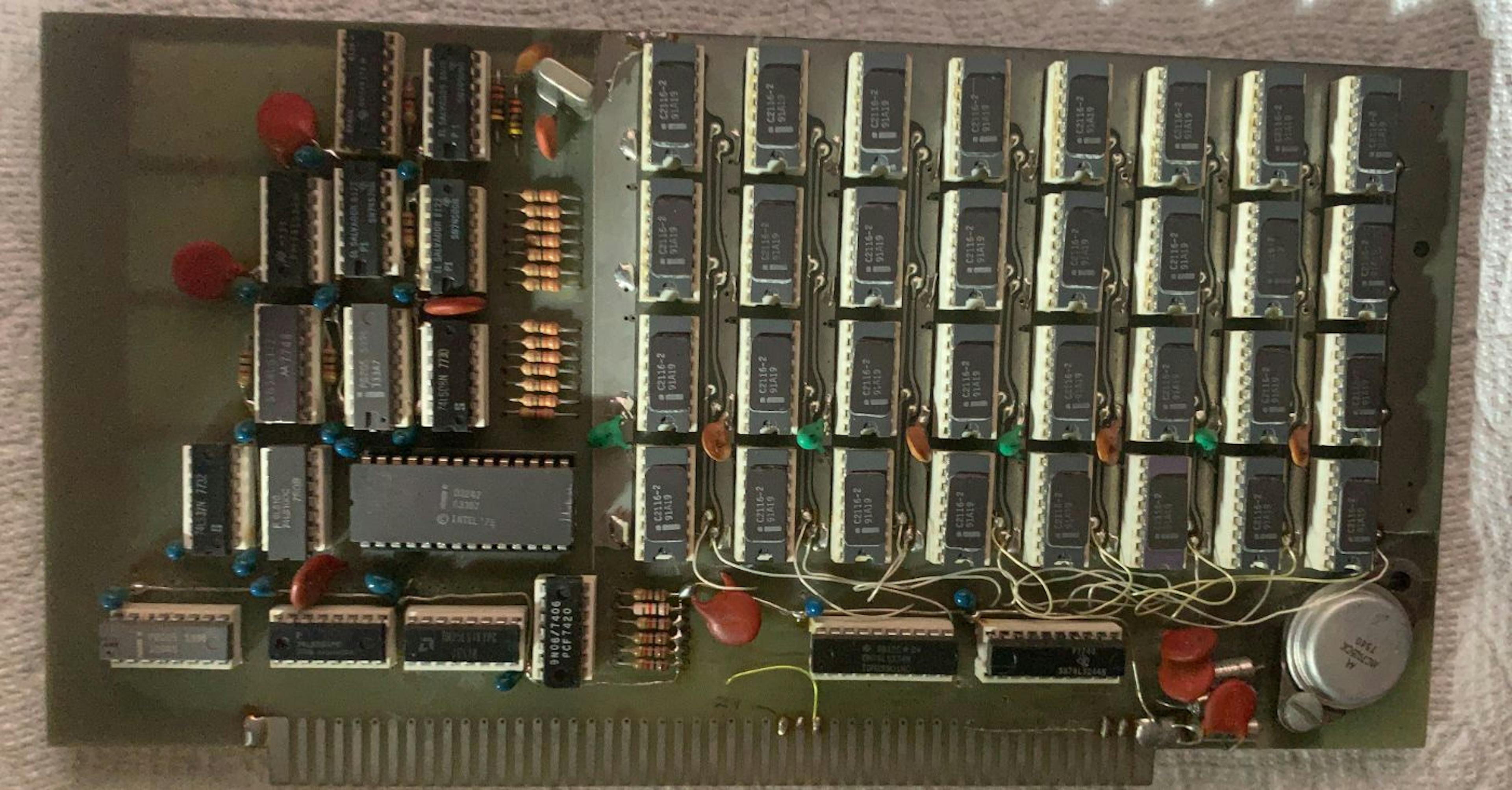 64k Dynamic RAM board front