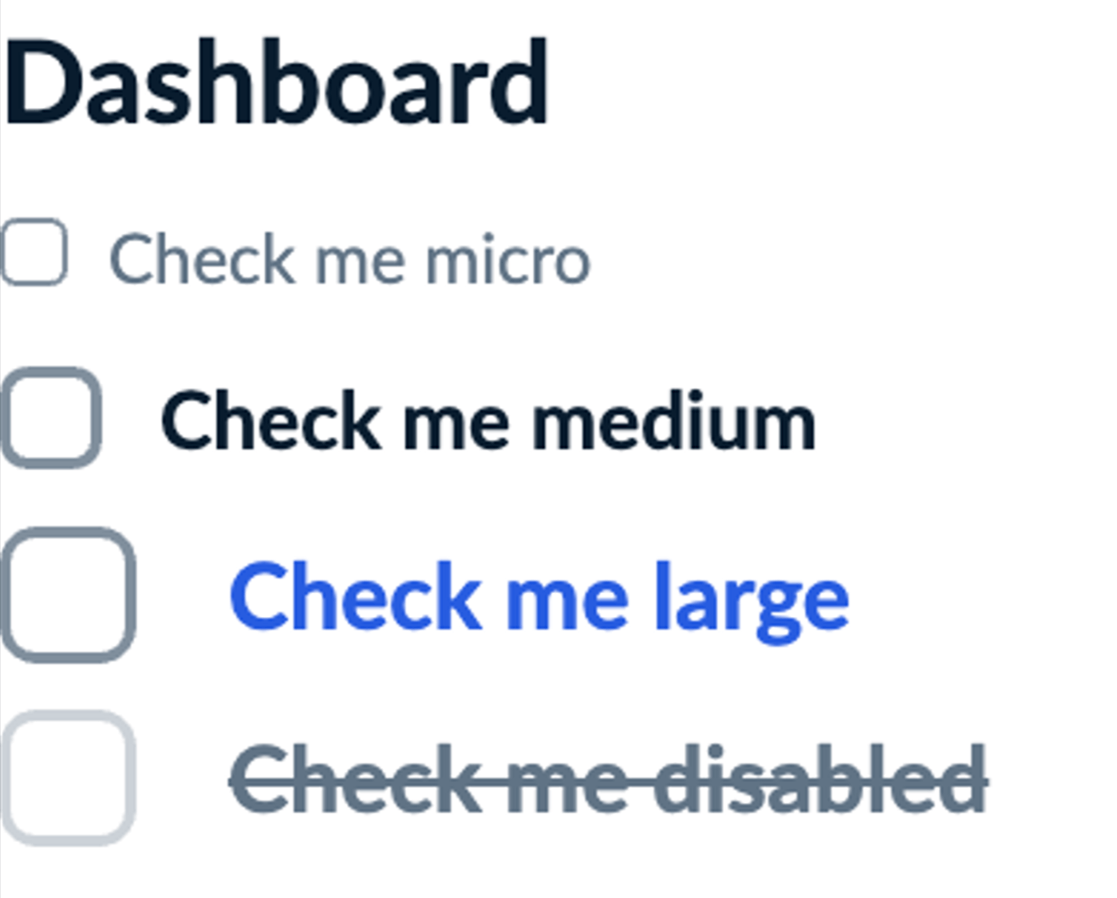 Checkbox after connecting style