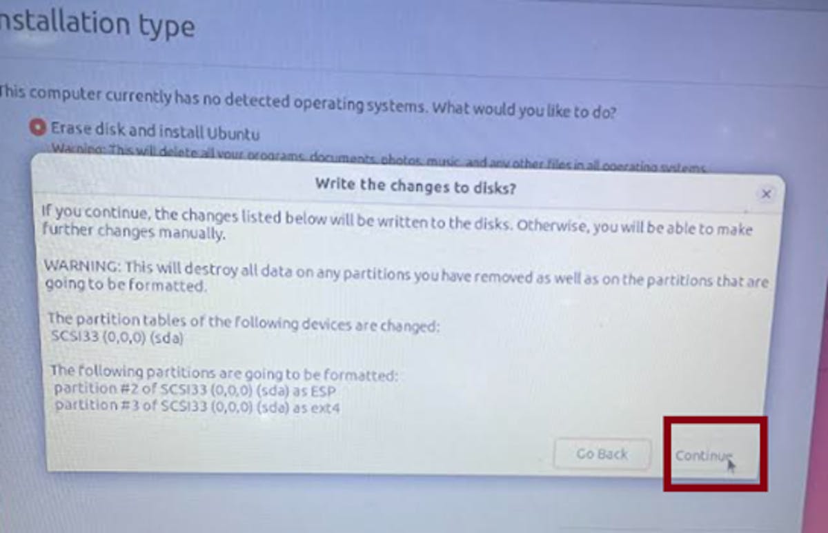 Writing Changes to  Disk