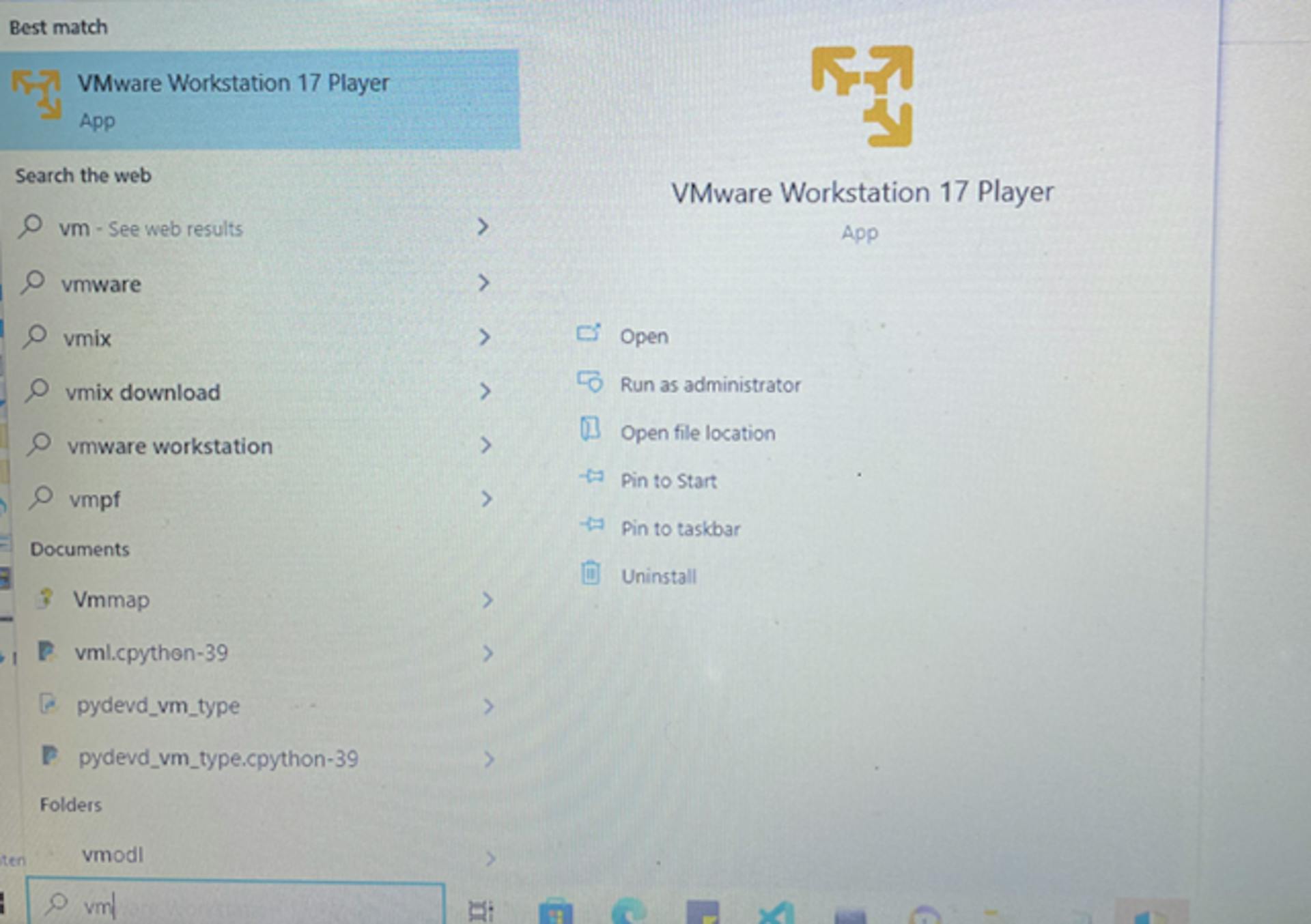 VMWARE Workstation Ready to Run on The PC 