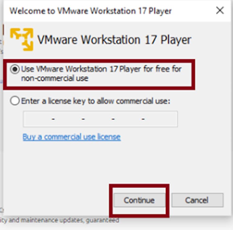 Use VMWare for Free