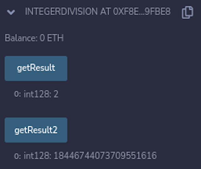 Using the ABDK library - Output