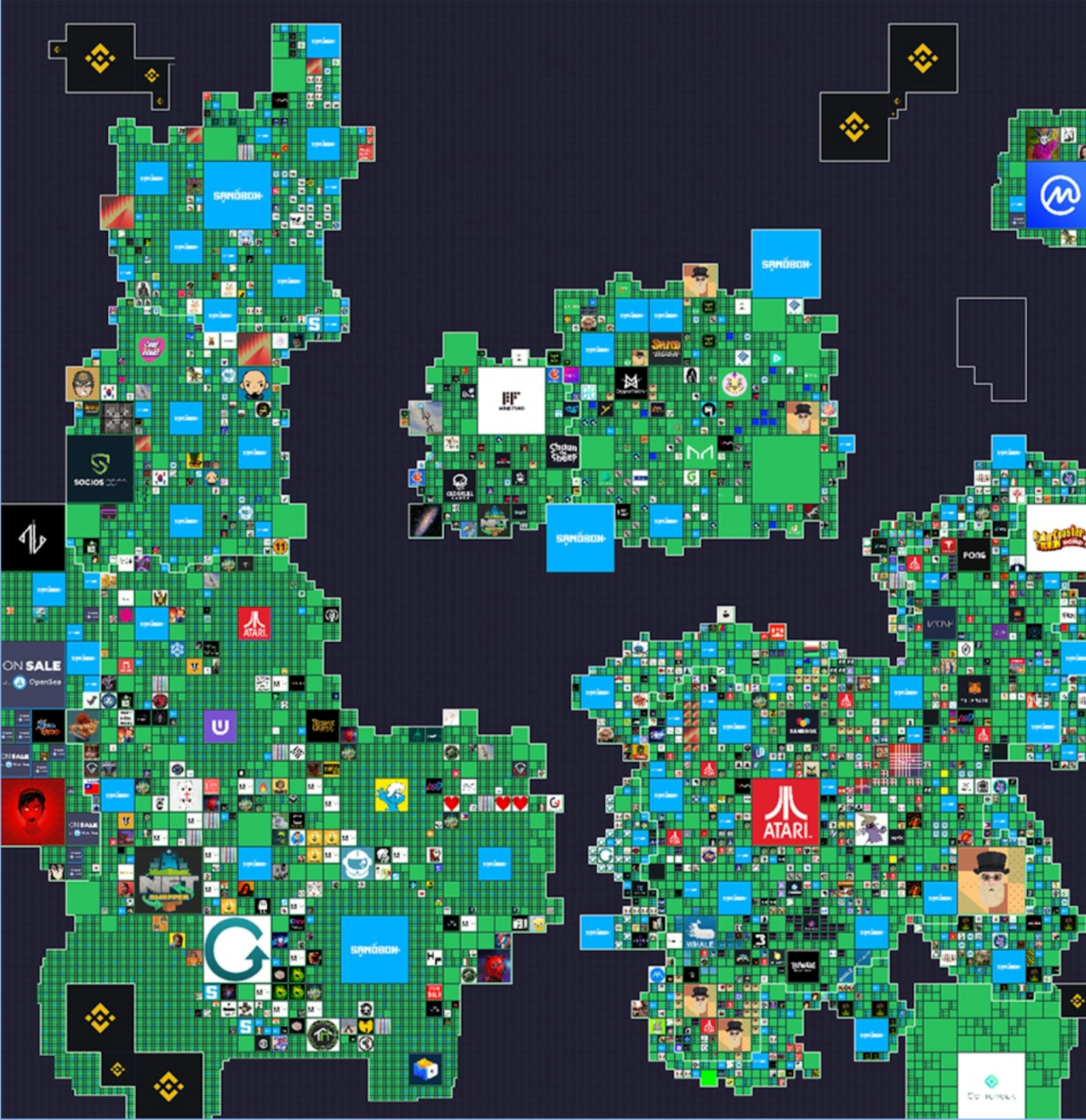 featured image - Virtual Land Sales Sky Rocket in Metaverses