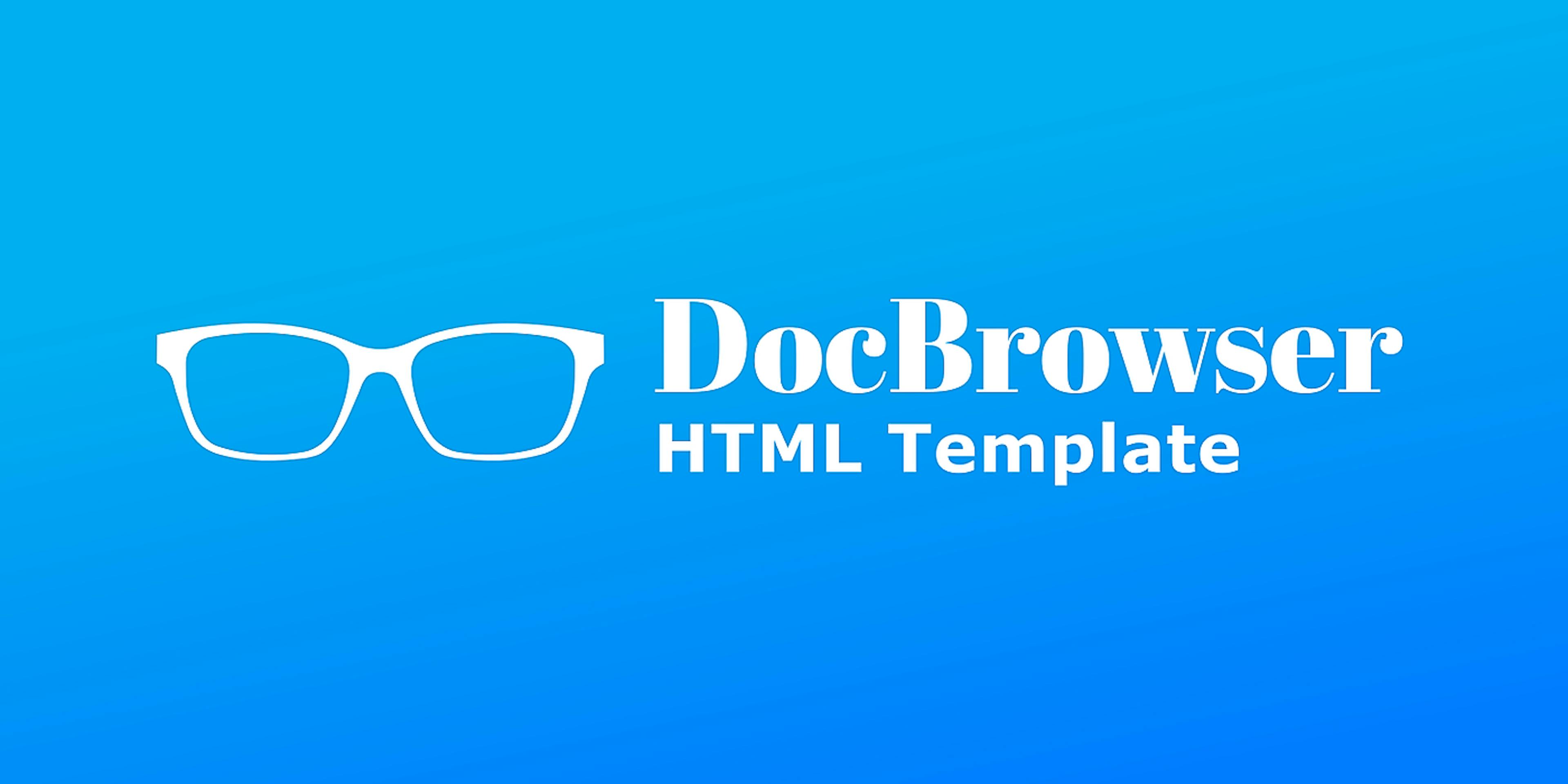 featured image - ...So I Ended up Making DocBrowser - An HTML Template for Documentation
