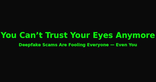 /deepfake-scams-are-getting-too-good-would-you-fall-for-one feature image