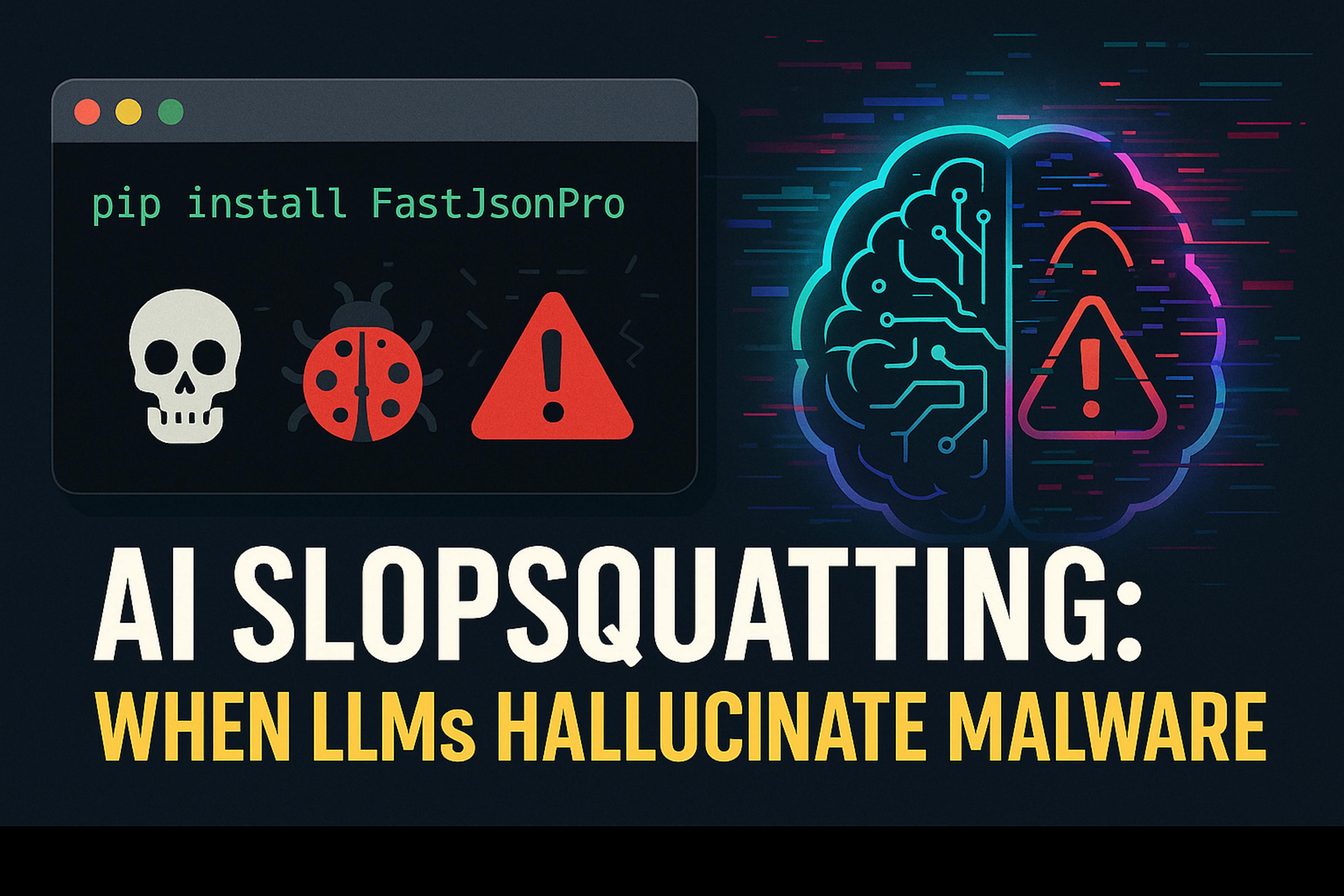 featured image - AI Slopsquatting: How LLM Hallucinations Poison Your Code