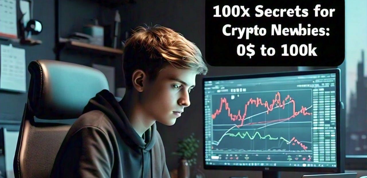 100x Secrets for Crypto Newbies: How I Went From 0$ to 100k